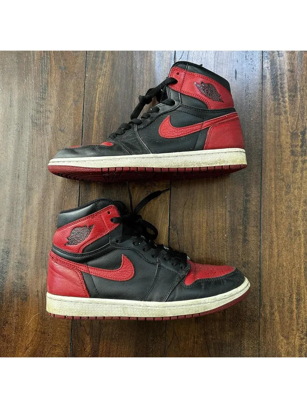 Size 8 - Jordan 1 Retro OG High Banned, Bred 2016 - 555088-001 No Box